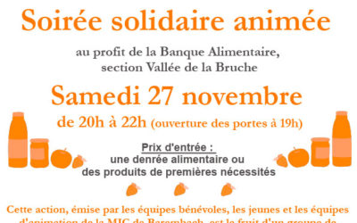 Soirée solidaire animé