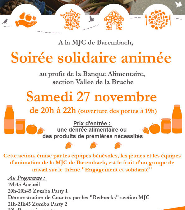 Soirée solidaire animé