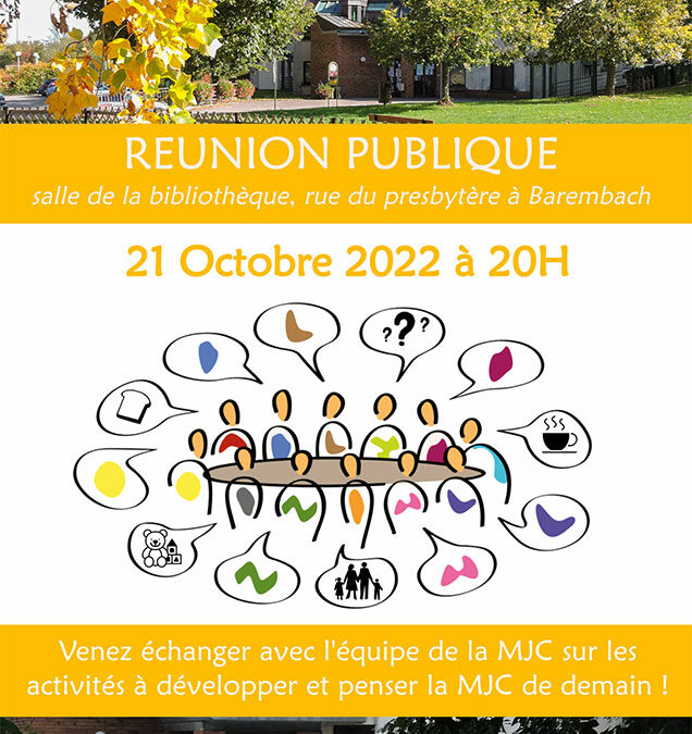 Réunion publique (21 octobre)