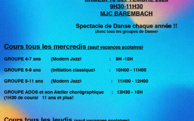 Programme danse 2023 / 2024