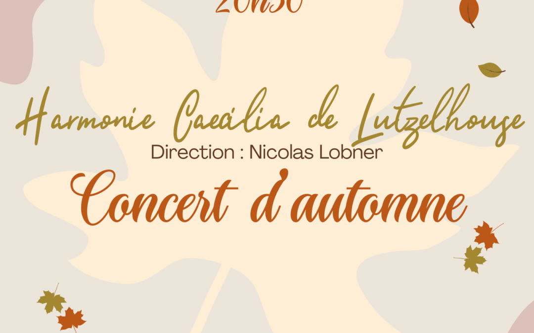 Concert Harmonie Caecilia