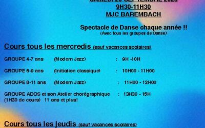 Programme danse 2025 / 2026