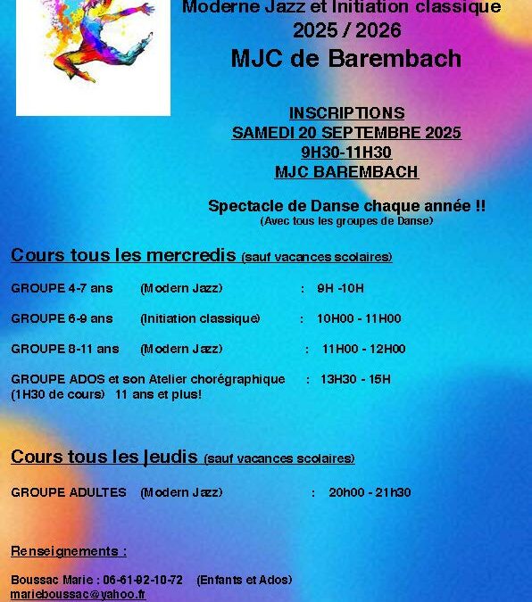 Programme danse 2025 / 2026