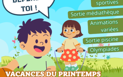 Centre de loisirs de printemps 2026 !